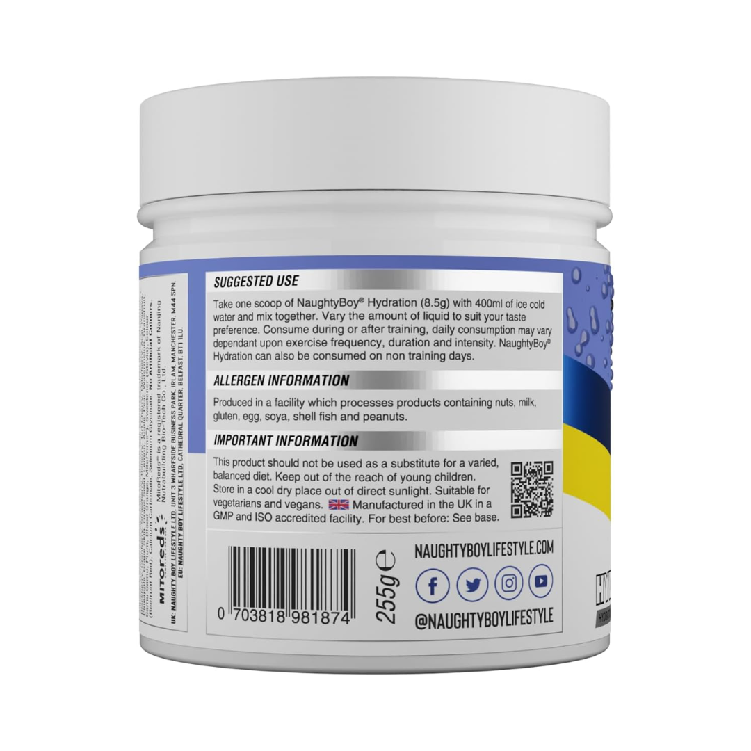 Naughty Boy Hydration 255g Blueberry Pineapple