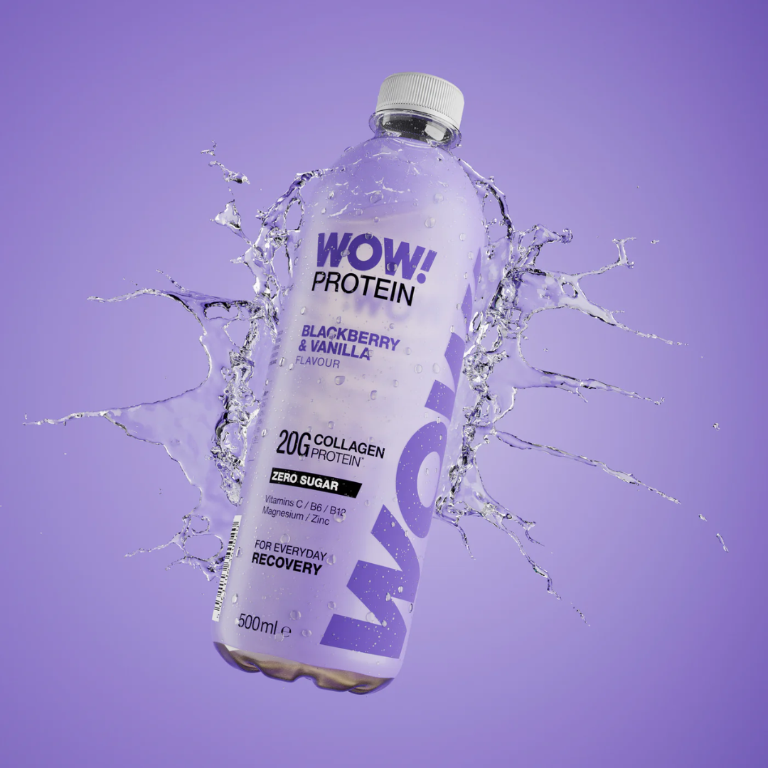 WOW! Protein 12x500ml Blackberry & Vanilla