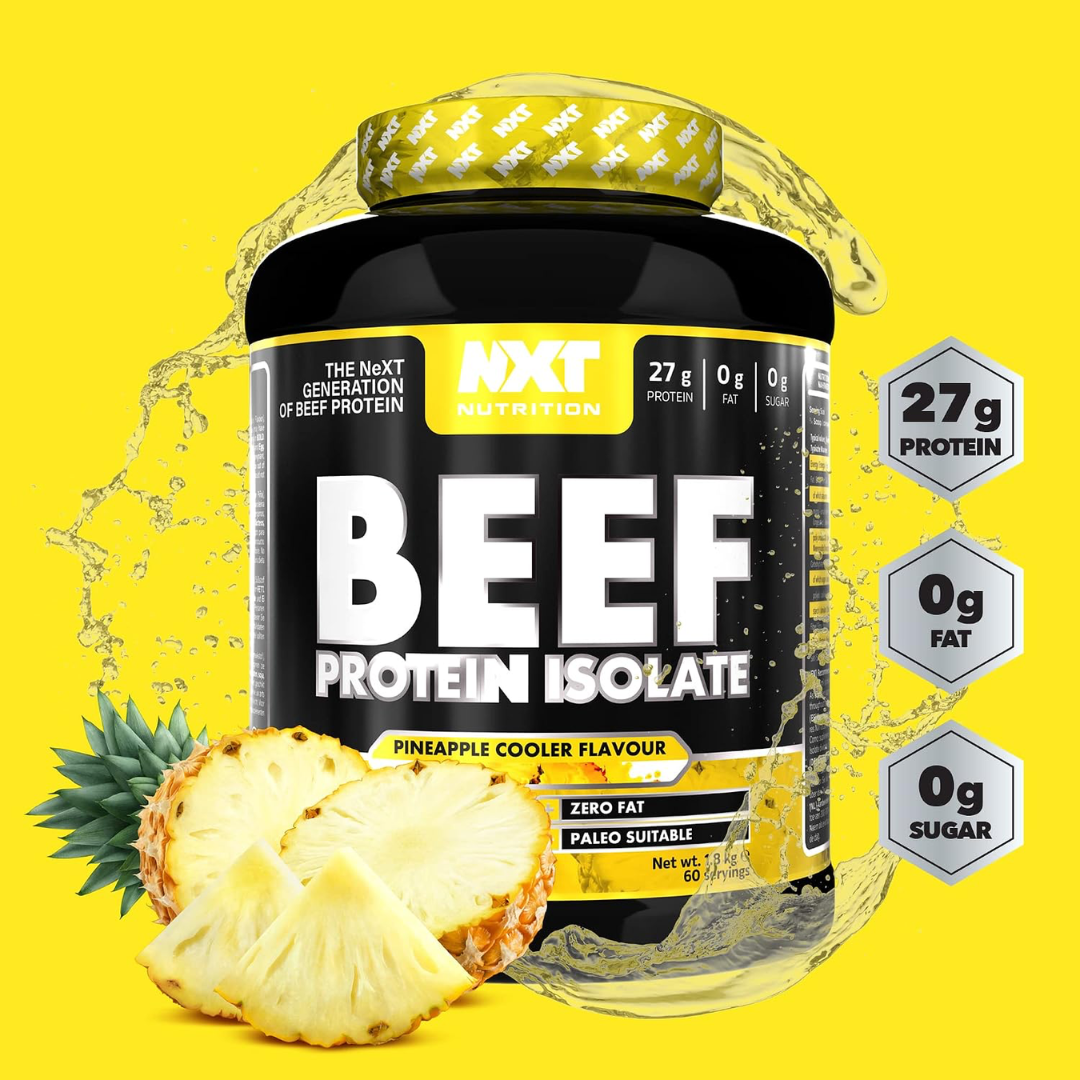 NXT Nutrition Beef Protein Isolate 1.8kg Pineapple