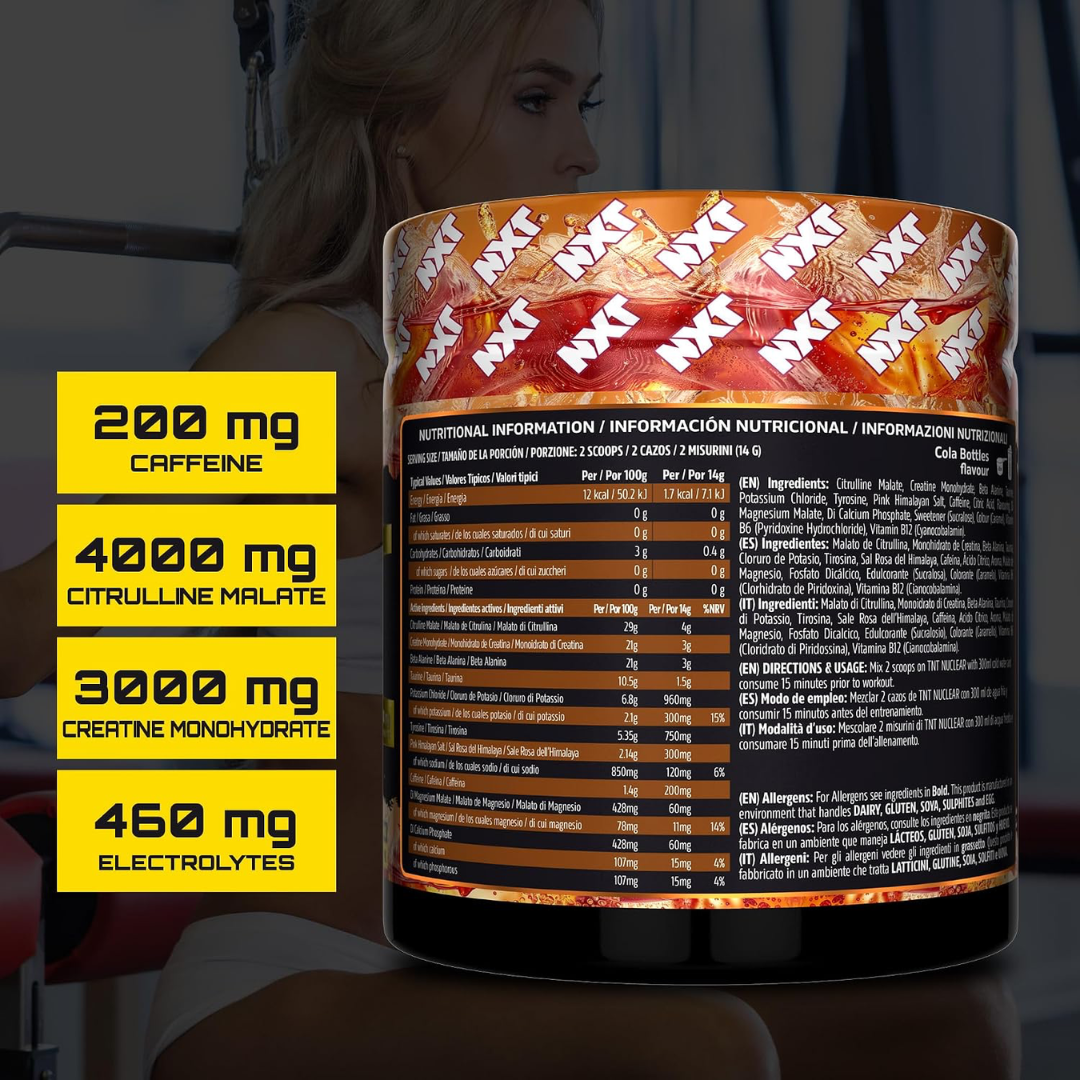 NXT Nutrition TNT Nuclear 420g Fizzy Cola Bottles
