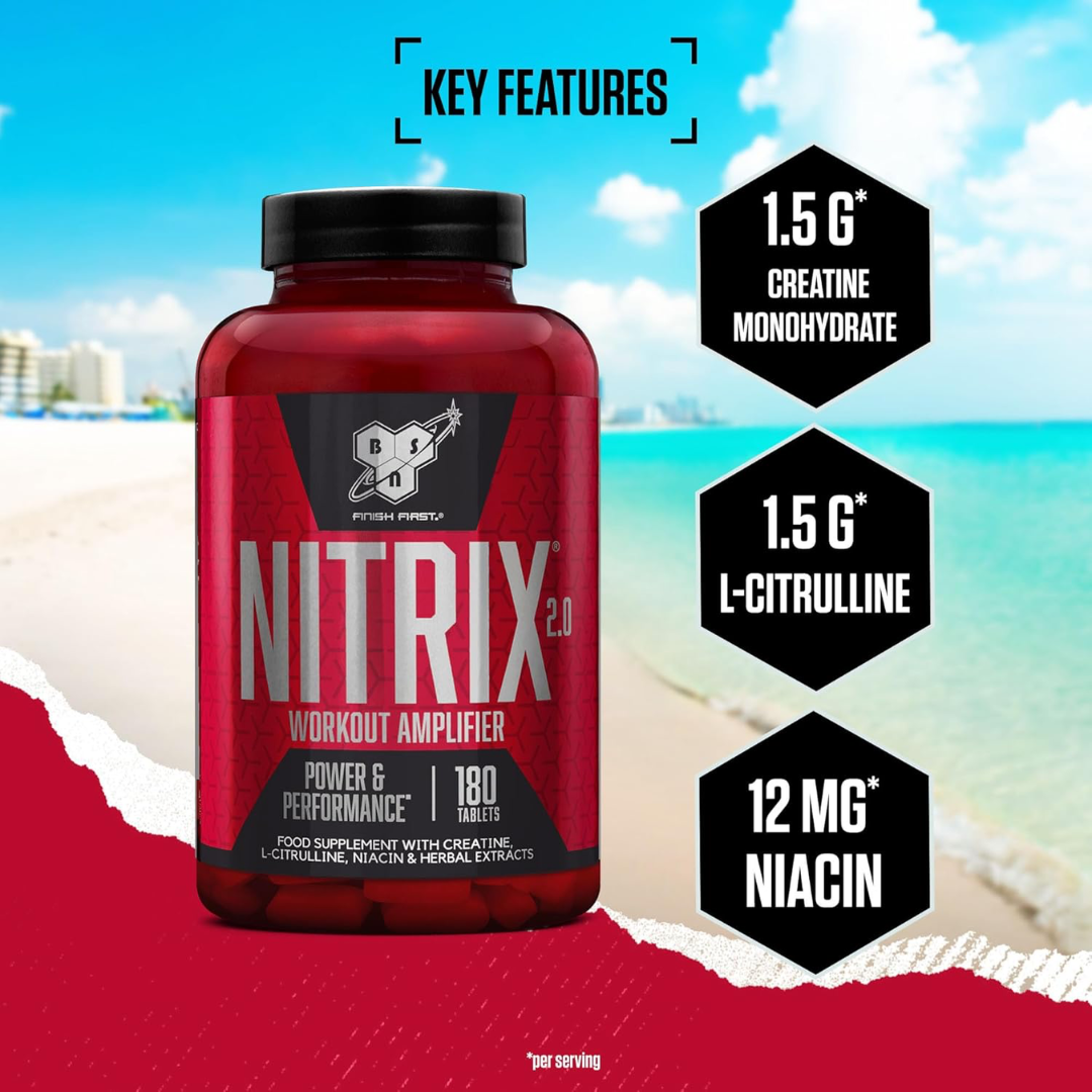 BSN Nitrix 2.0 180 Caps