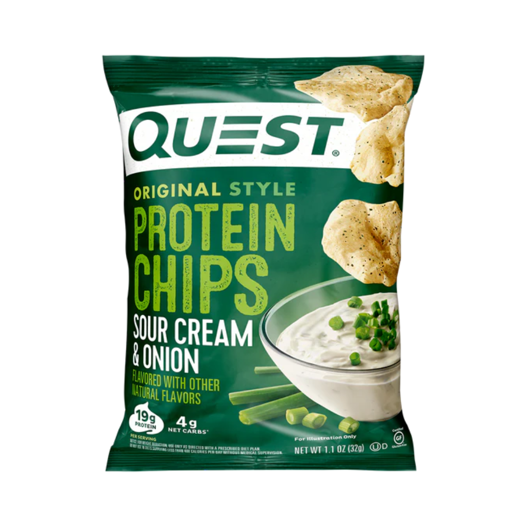 Quest Nutrition Protein Chips 8x32g Sour Cream & Onion