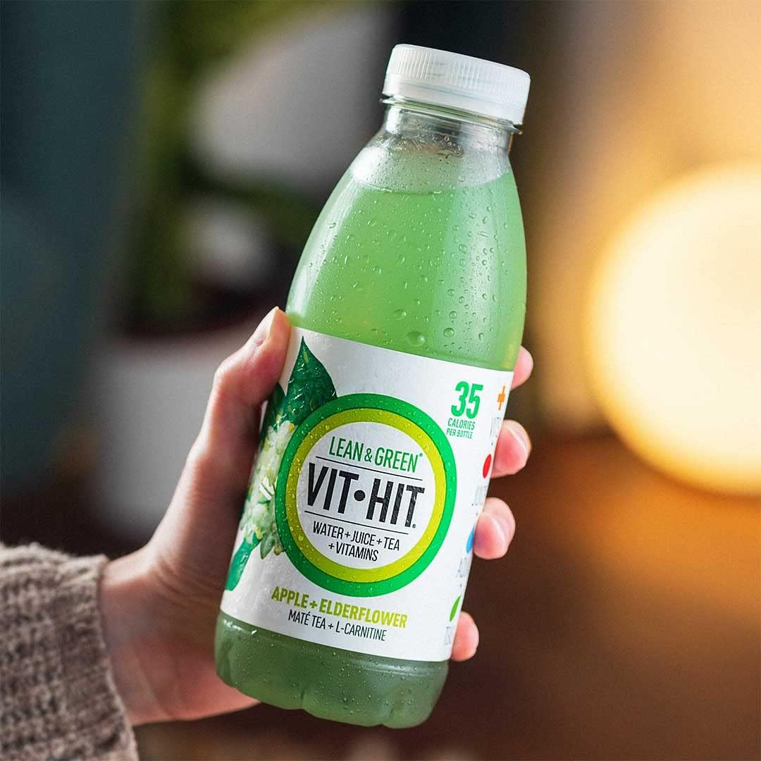 VITHIT Lean & Green 12x500ml Apple & Elderflower