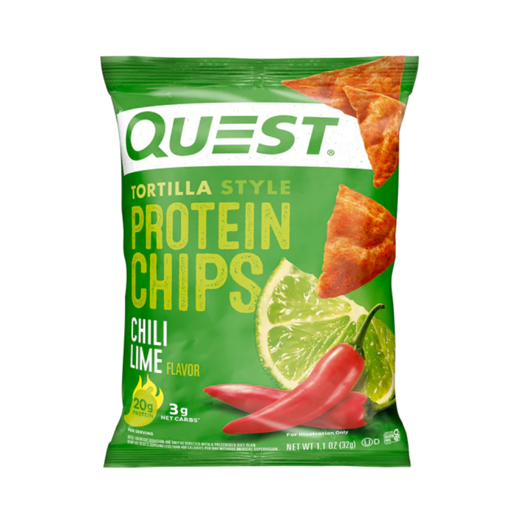 Quest Nutrition Protein Chips 8x32g Chilli Lime