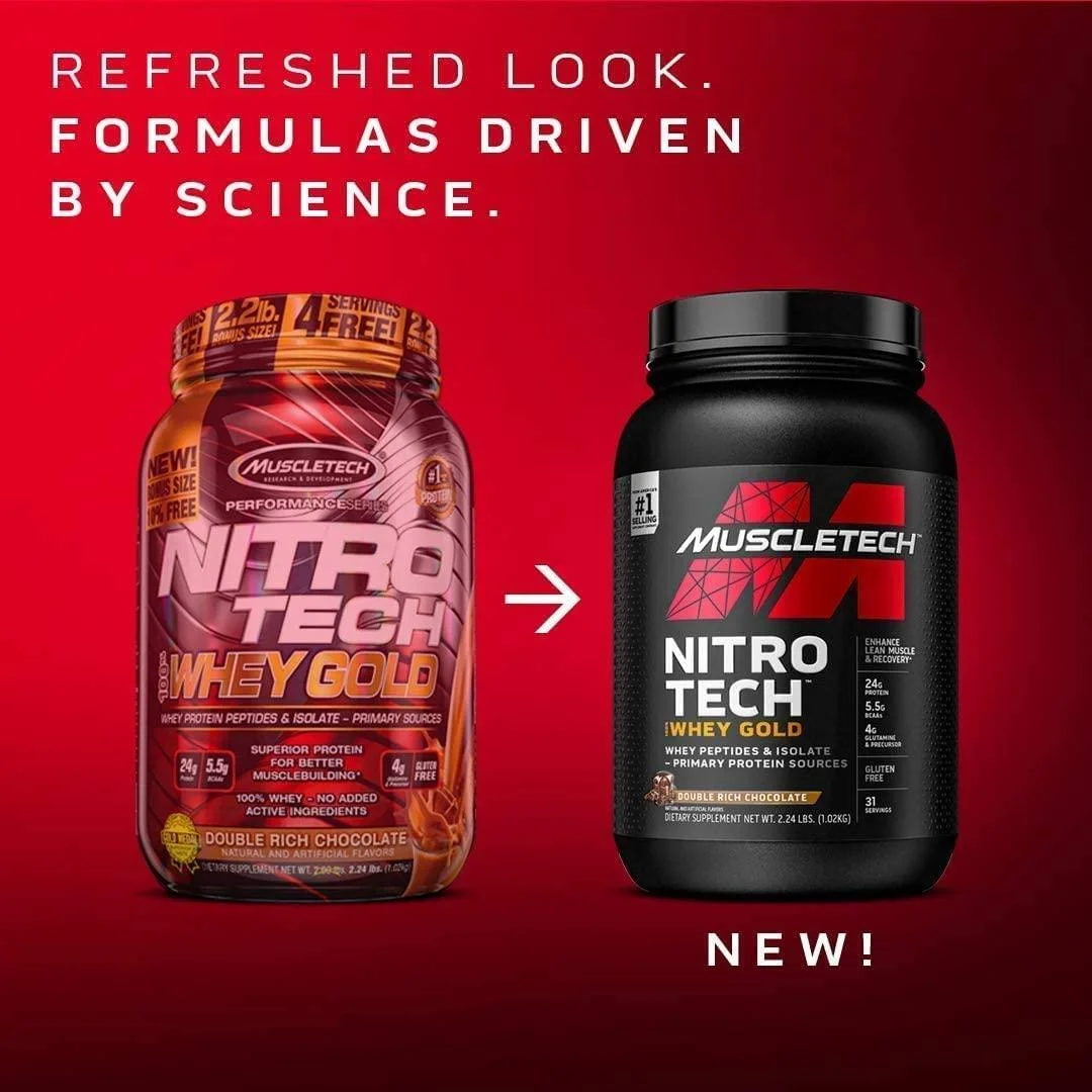 Muscletech Nitro Tech 100% Whey Gold 907g Salted Caramel