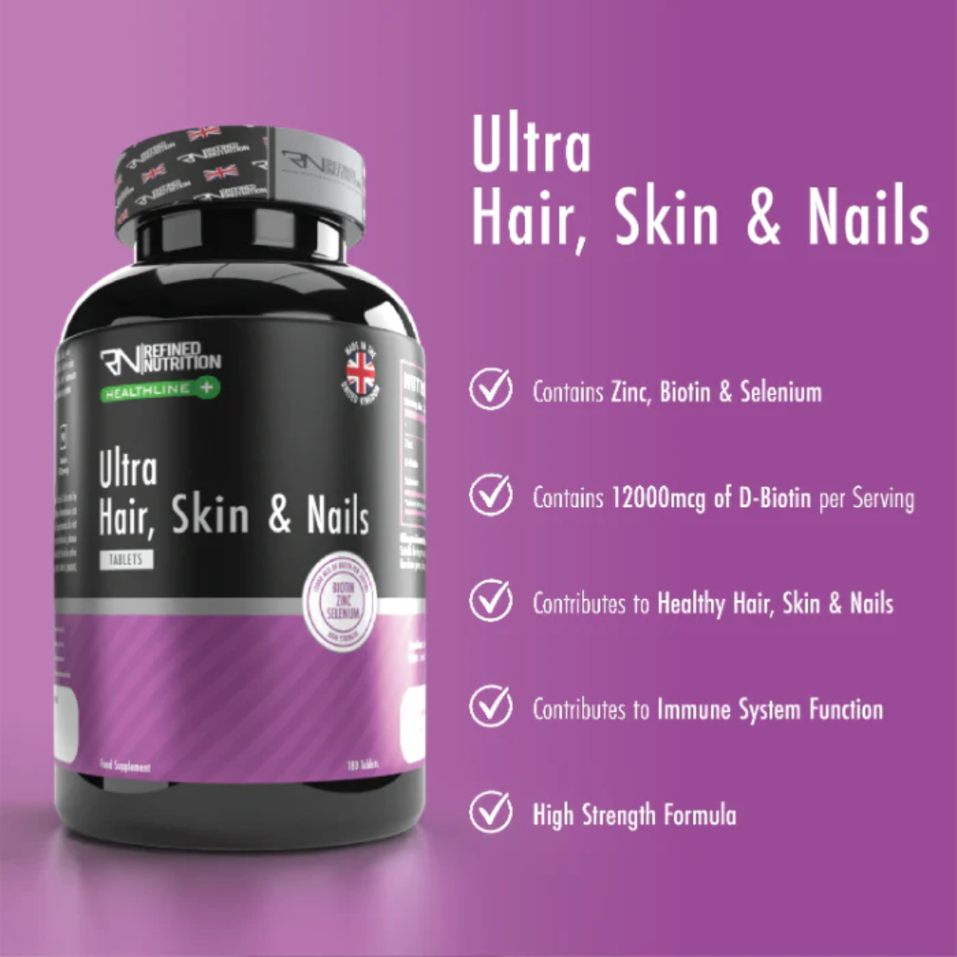 Refined Nutrition Ultra Hair, Skin & Nails 180 Tabs