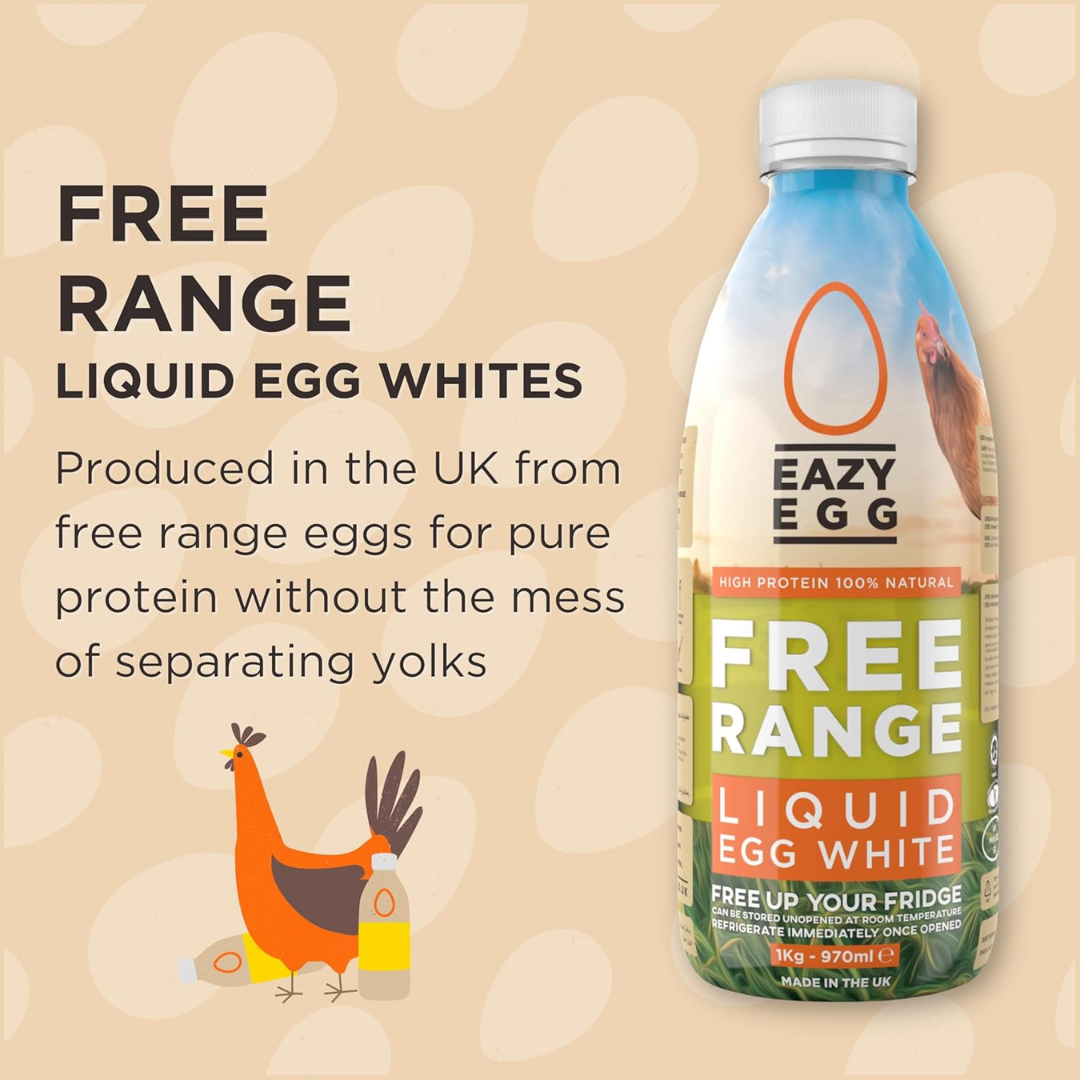 Eazy Egg Liquid Egg Whites 970ml