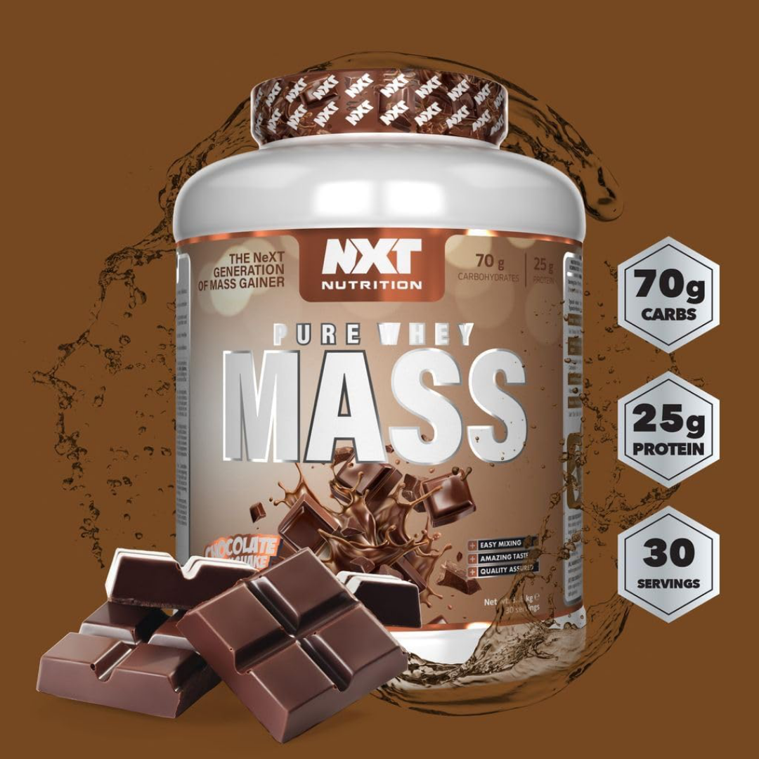 NXT Nutrition NXT Pure Whey Mass 3.18kg Chocolate Milkshake