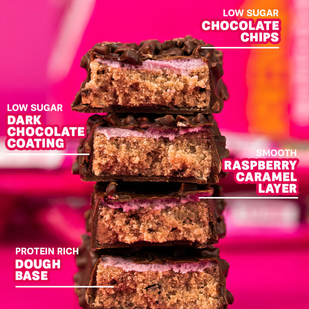 Grenade Protein Bar 12x60g - Dark Chocolate Raspberry