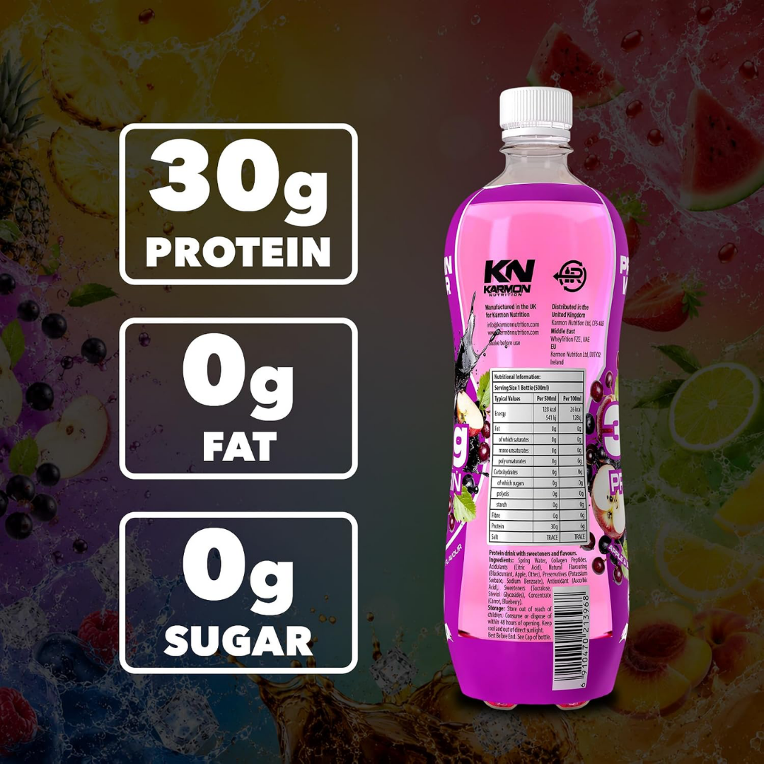 NXT Nutrition KN Protein Water 12x500ml Apple & Blackcurrant