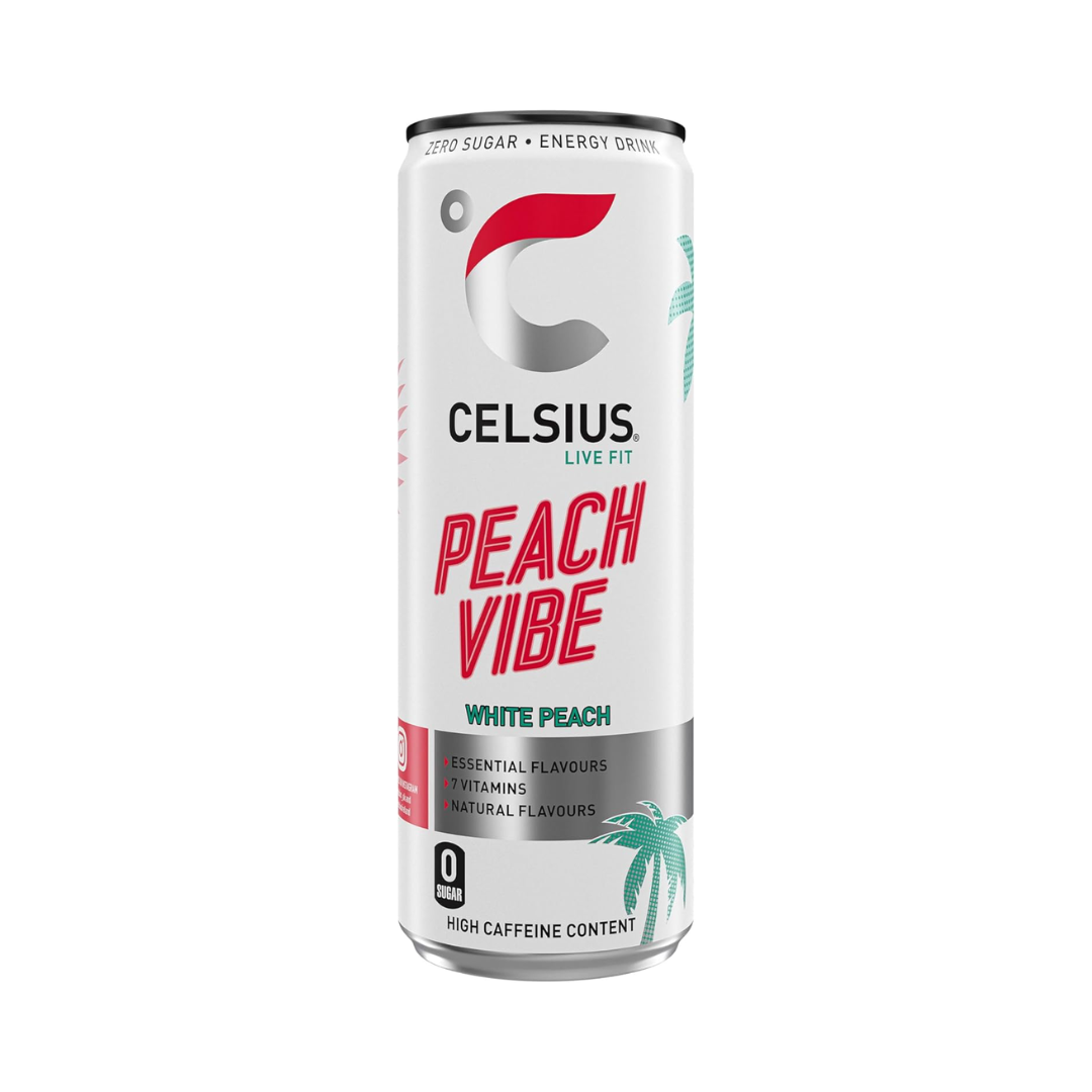 Celsius Energy Drink 12x355ml Peach Vibe
