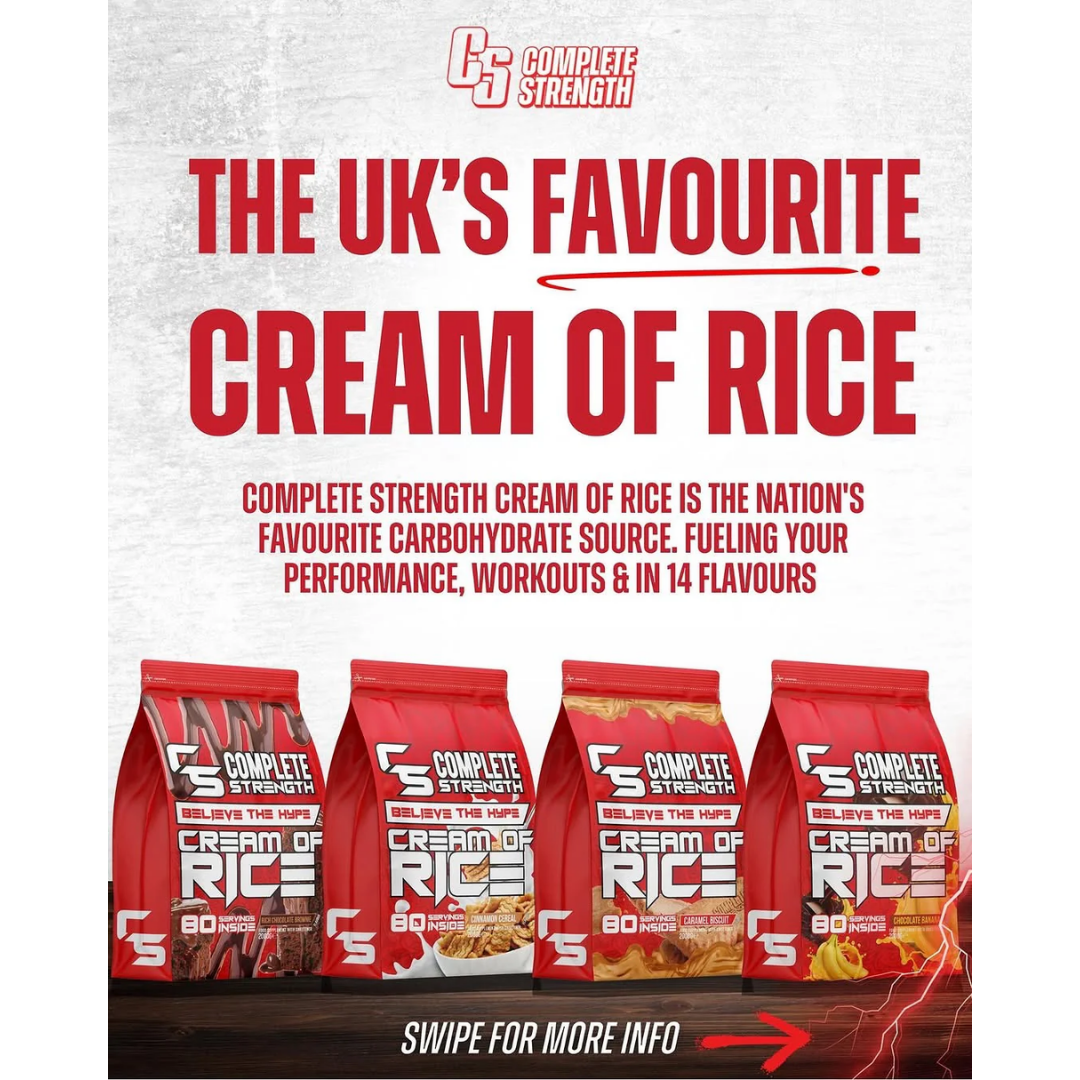 Complete Strength Cream Of Rice 2kg Strawberry Cheesecake