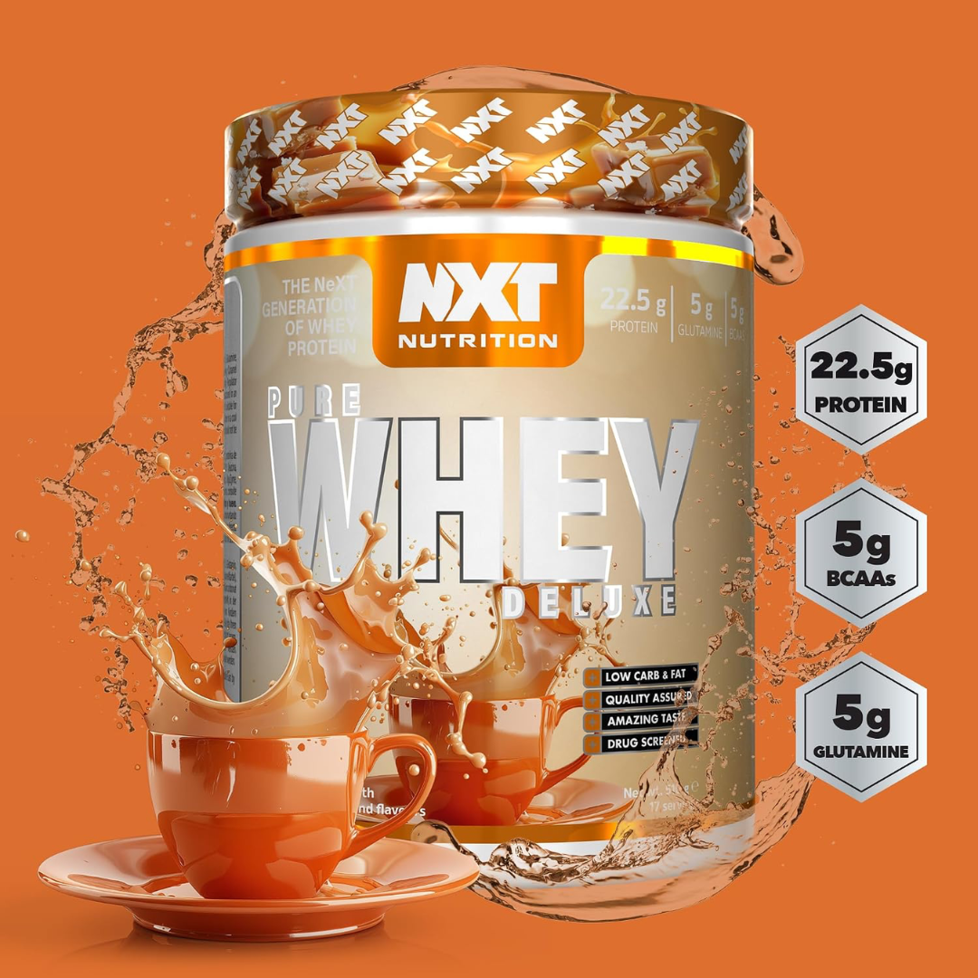 NXT Nutrition Pure Whey Deluxe 510g Karak Chai