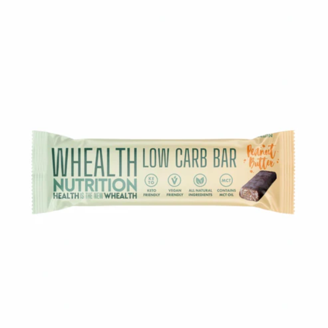 Whealth Nutrition Protein Bar 12x55g Peanut Butter