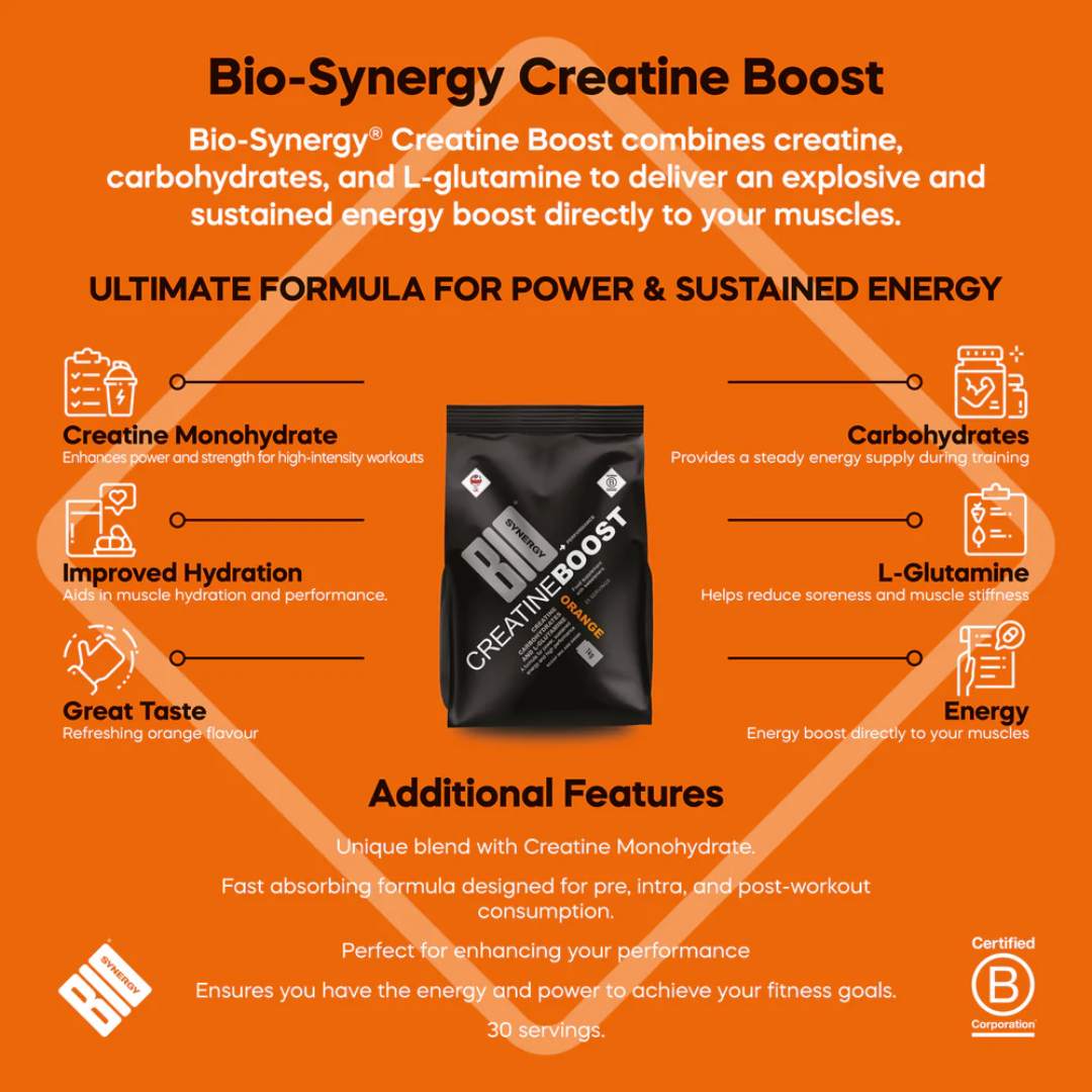 Bio-Synergy Creatine Boost 1kg Orange