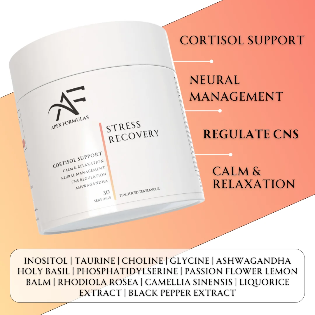 Apex Formulas Stress Recovery 300g Peach Iced Tea