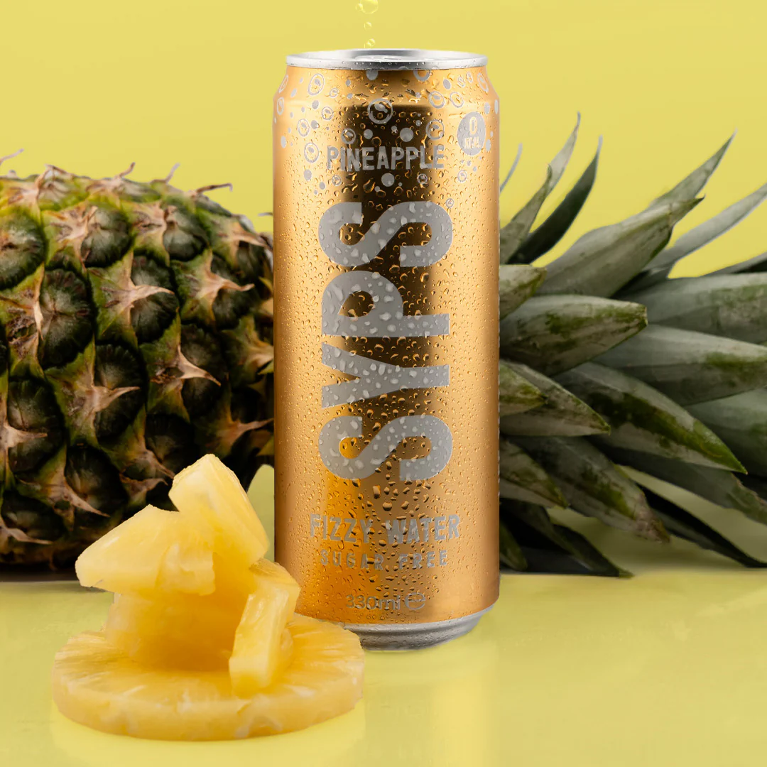 SYPS Fizzy Water 12x330ml Pineapple