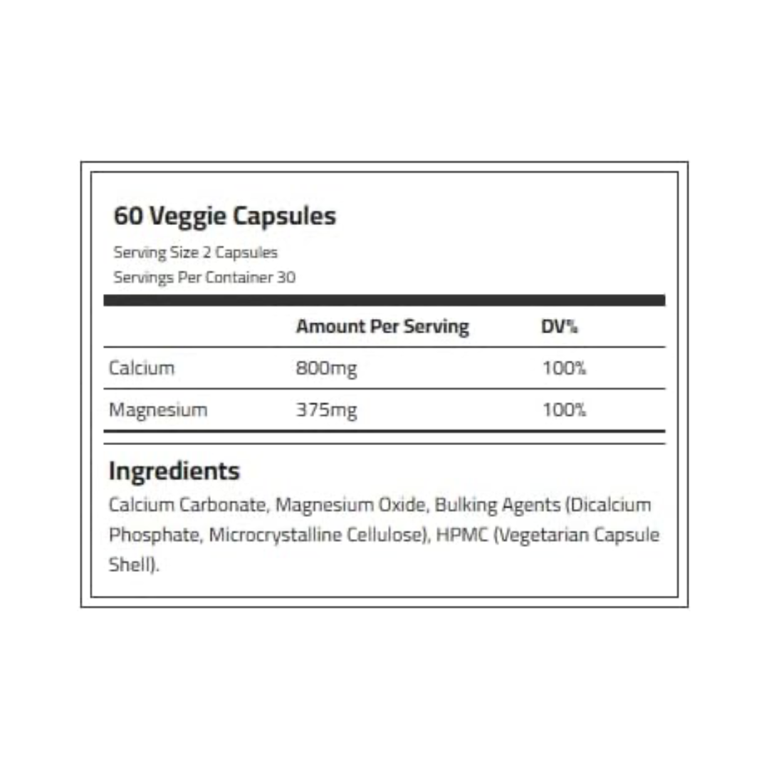 Applied Nutrition Calcium and Magnesium 60 Caps
