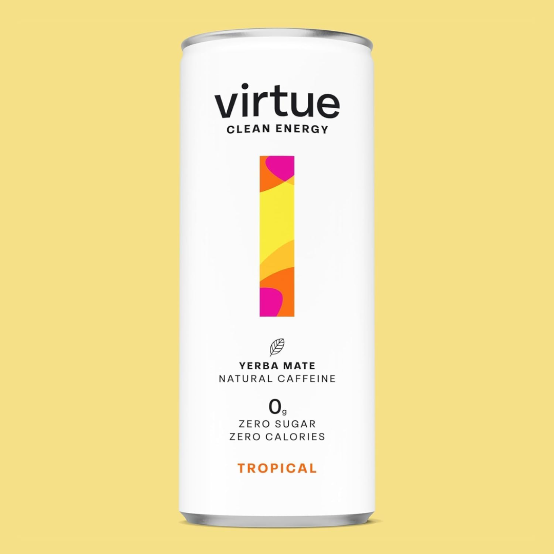 Virtue Clean Energy Yerba Mate 12x250ml Tropical