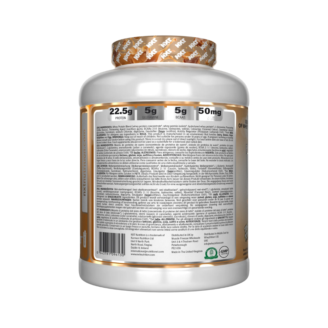 NXT Nutrition Pure Whey Deluxe 2.1kg Tasty Toffee