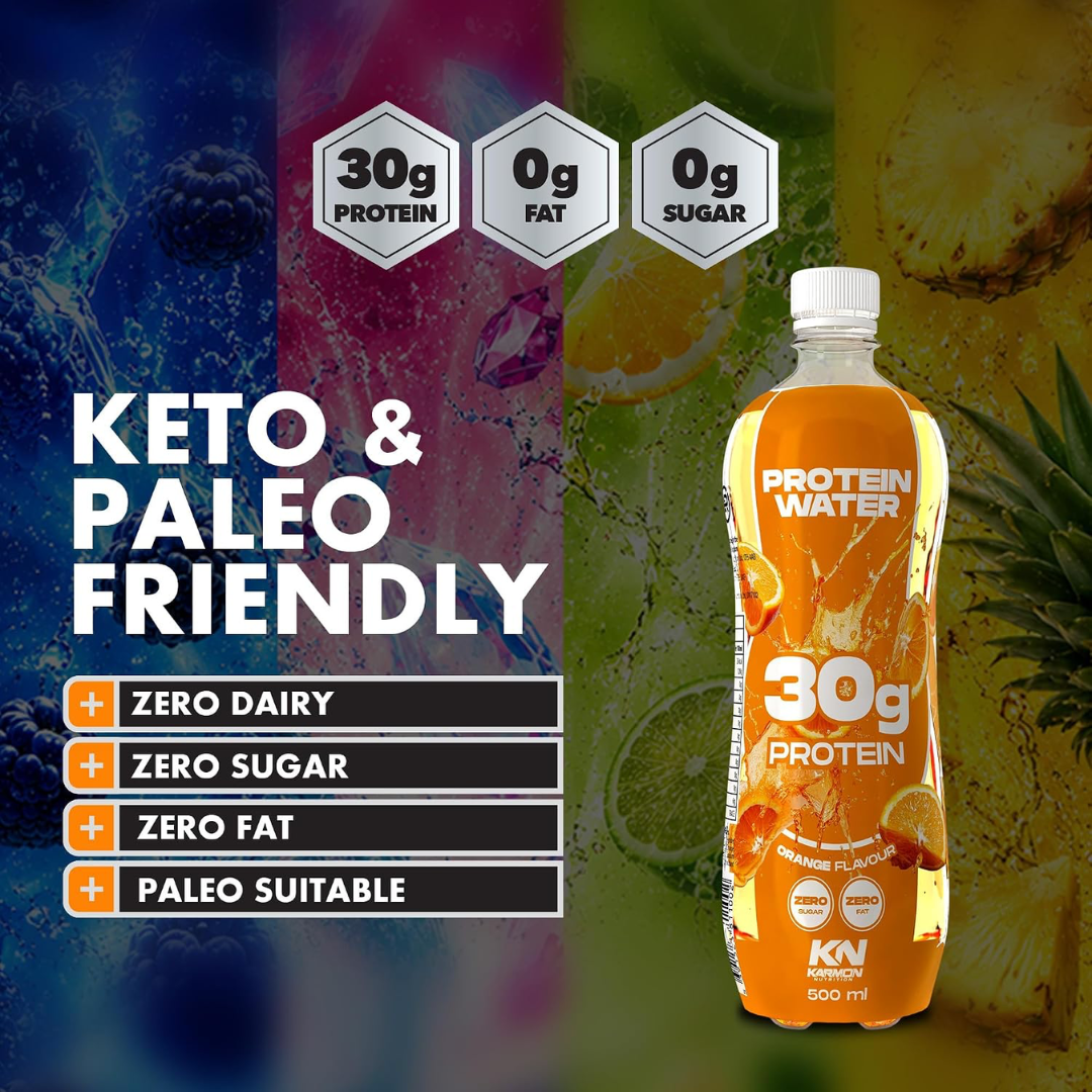 NXT Nutrition KN Protein Water 12x500ml Orange