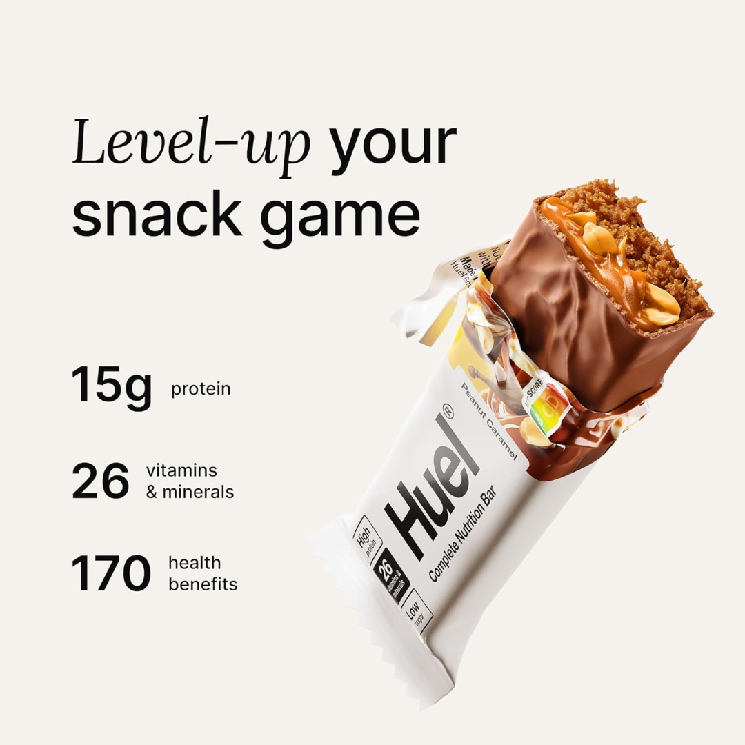 Huel Complete Nutrition Bar 12x55g Chocolate Caramel