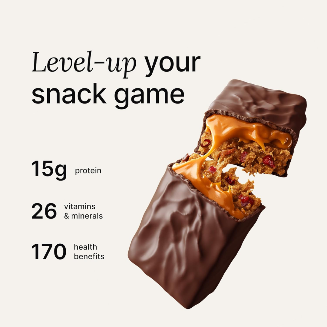 Huel Complete Nutrition Bar 12x55g Dark Chocolate and Raspberry