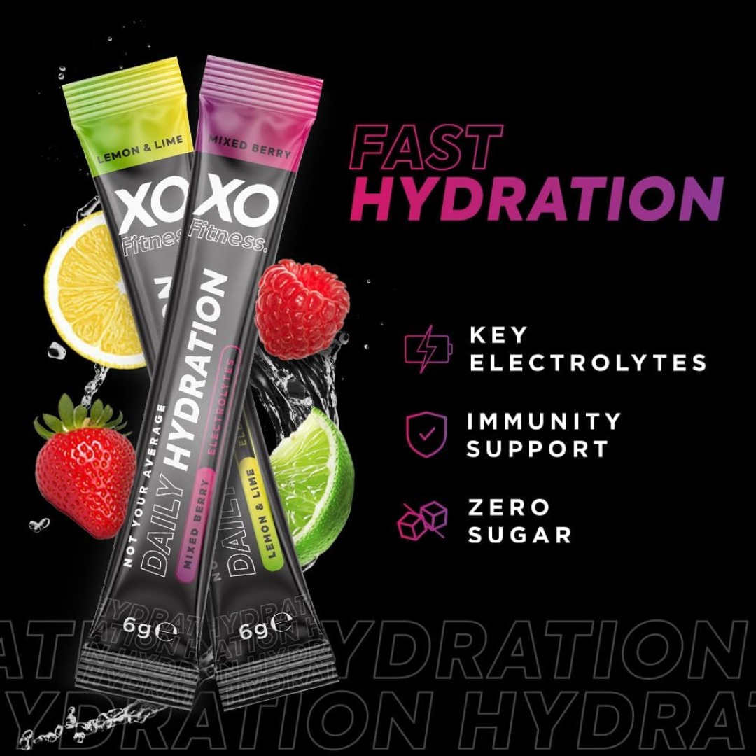 XO Fitness Hydration Mixed Box (MixBerx5/Lem&Limx5) 10x6g Mixed Berry / Lemon & Lime