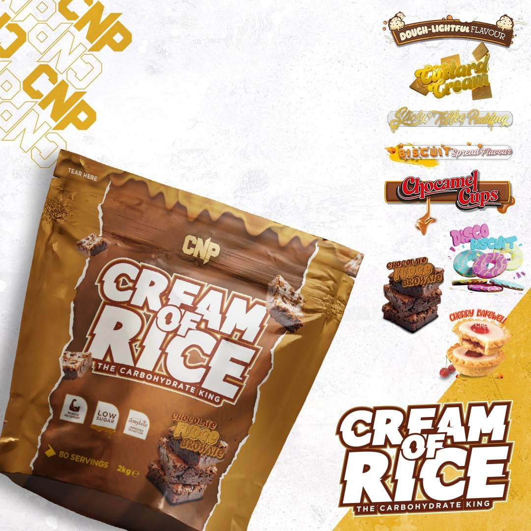 CNP Cream of Rice 2kg Fudge Brownie