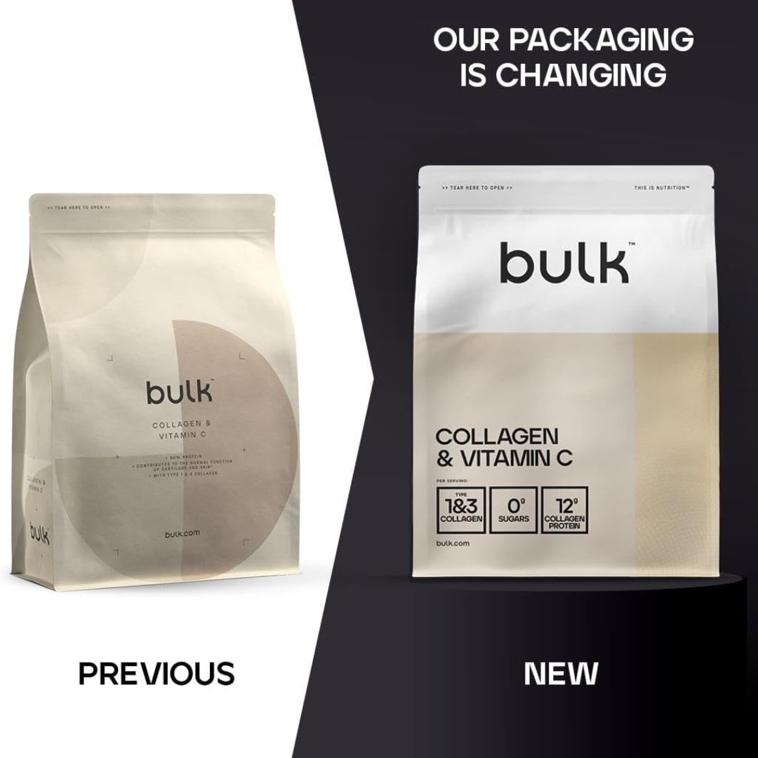 Bulk Collagen & Vitamin C 500g Orange