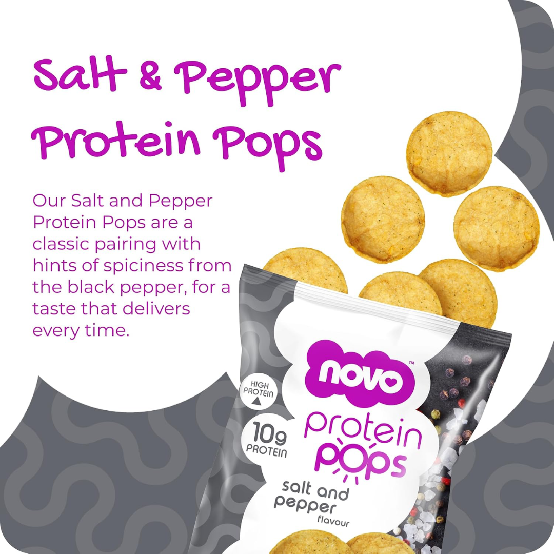 Novo Nutrition Novo Protein Pops 6x45g Salt and Pepper