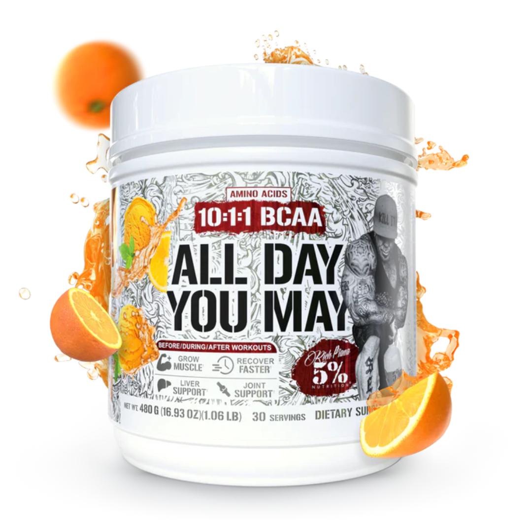 Rich Piana 5% Nutrition All Day You May Legendary Series 465g Push Pop