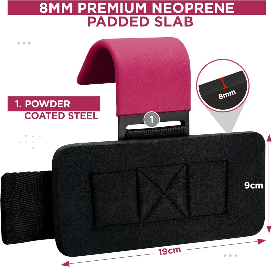 RDX Gym Hook Strap Plus Pink