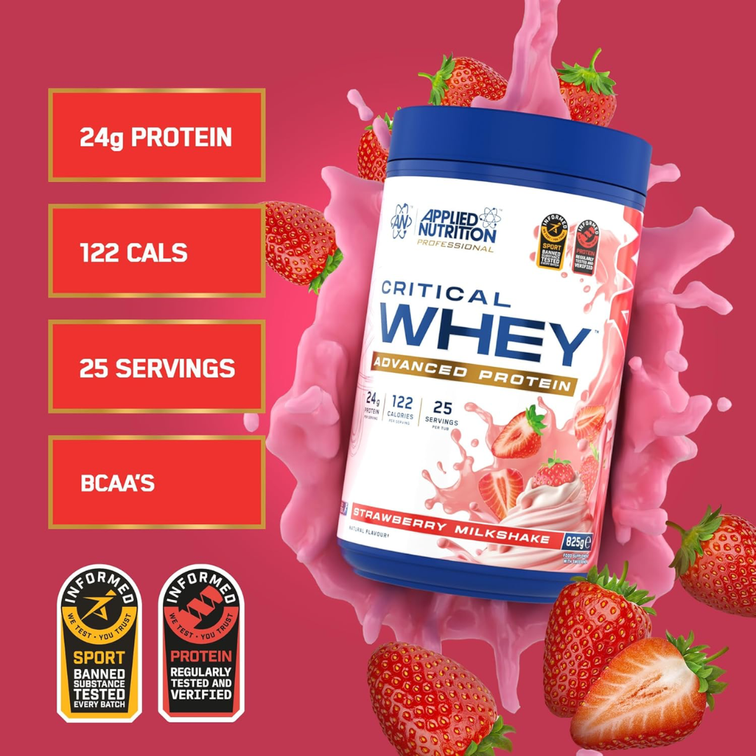 Applied Nutrition Critical Whey 825g Strawberry