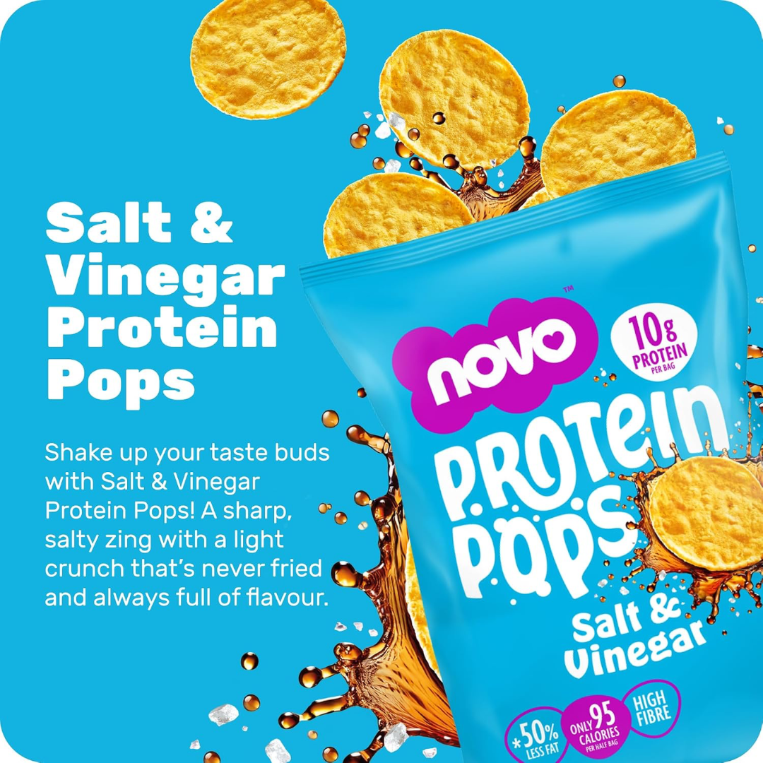 Novo Nutrition Novo Protein Pops 6x45g Salt and Vinegar
