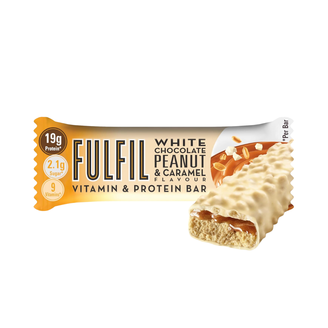 Fulfil Nutrition Vitamin & Protein Bar 15x55g White Peanut & Caramel