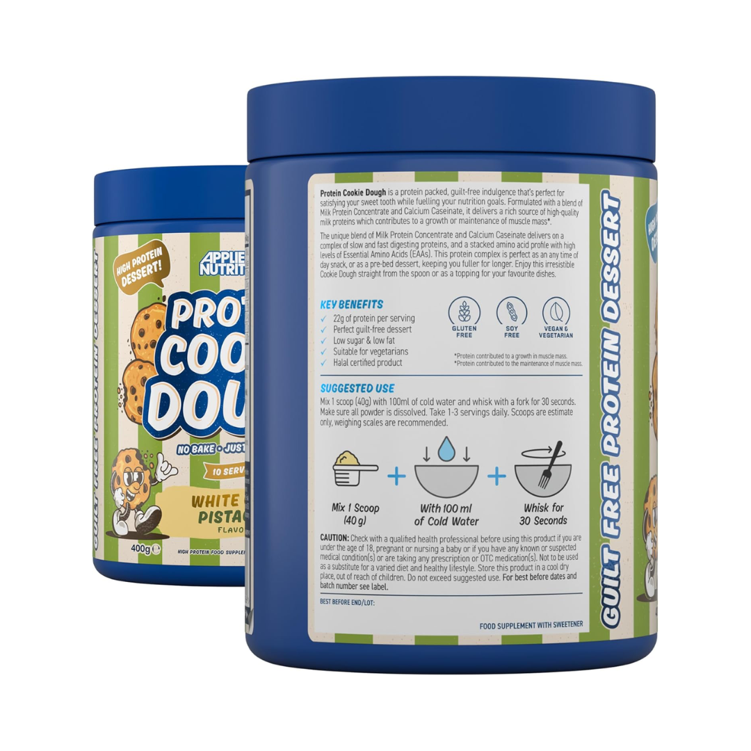 Applied Nutrition Protein Cookie Dough 400g White Choc Pistachio