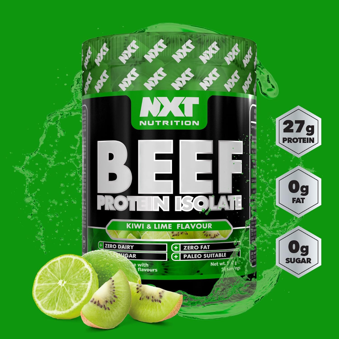 NXT Nutrition Beef Protein Isolate 540g Kiwi & Lime