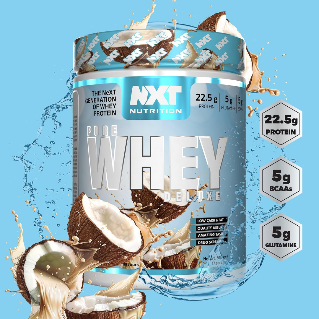 NXT Nutrition Pure Whey Deluxe 510g Coconut Cream