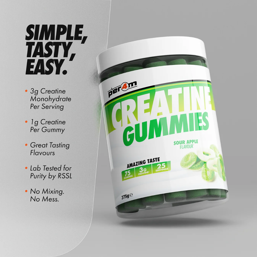 Per4m Creatine Gummies 375g Lemon Sherbet