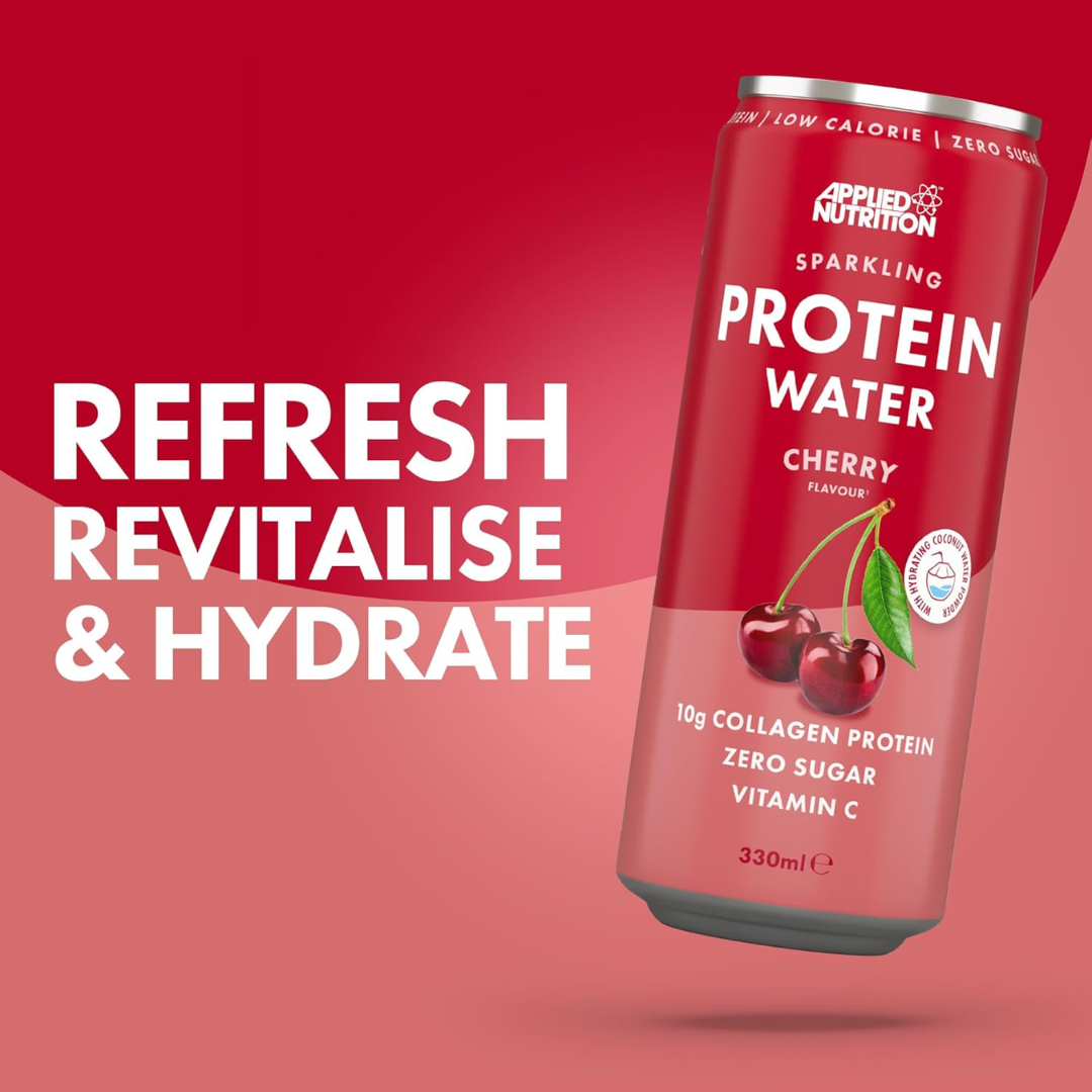 Applied Nutrition Sparkling Protein Water 12x330ml Cherry