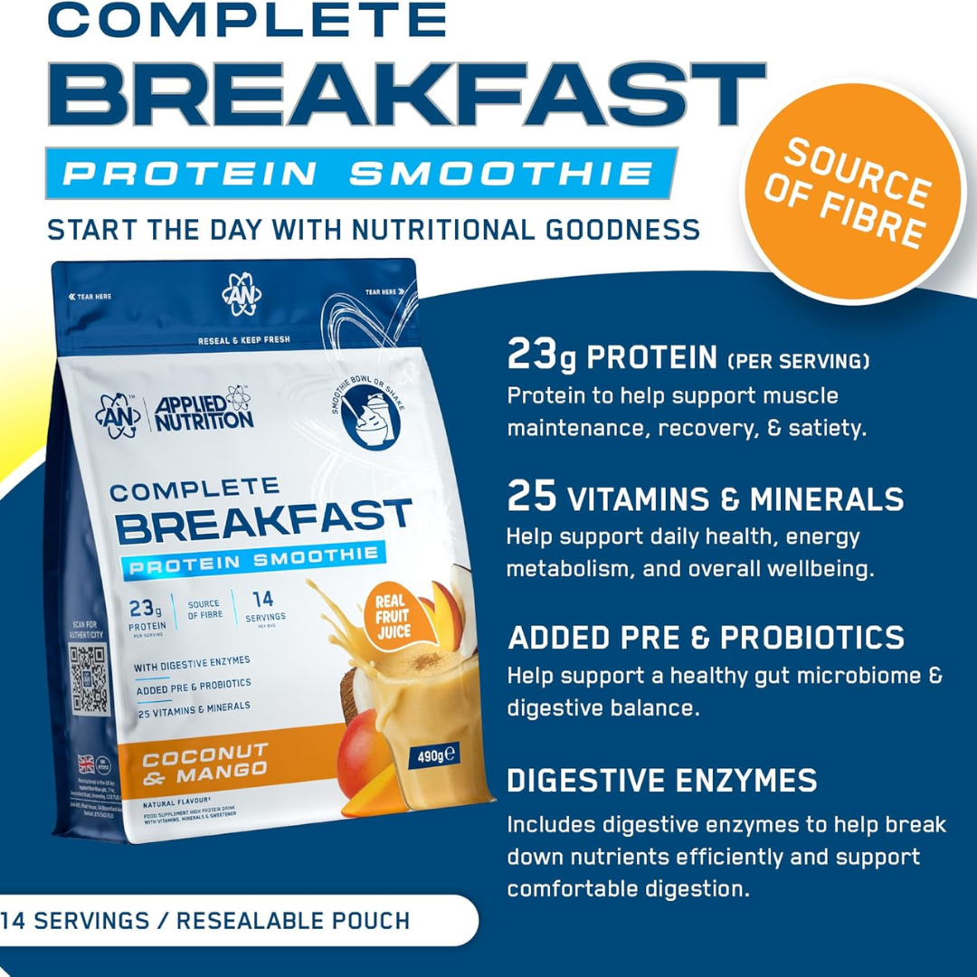 Applied Nutrition Complete Breakfast 490g Coconut & Mango