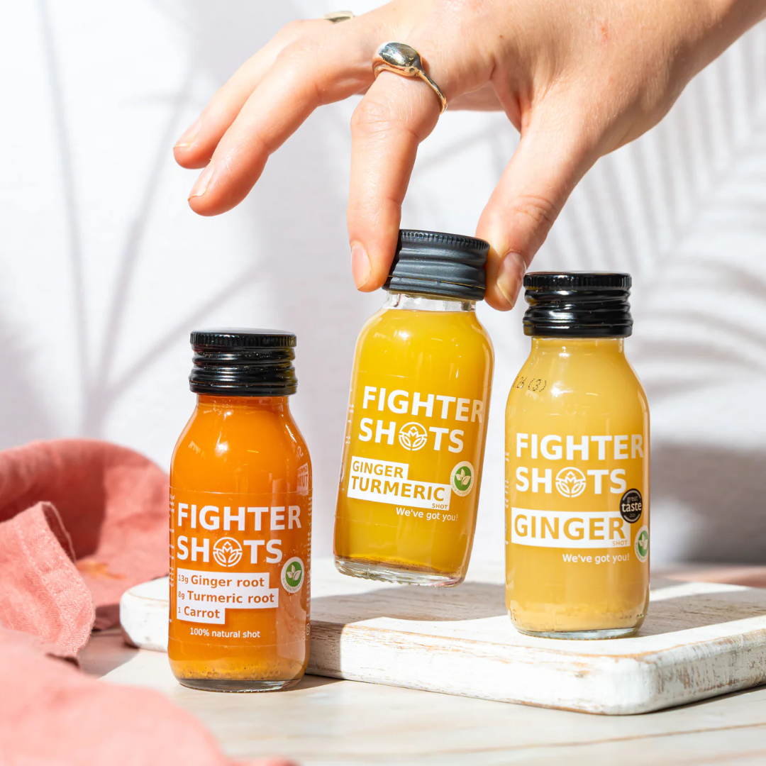 Fighter Shots 12x60ml Ginger Turmeric