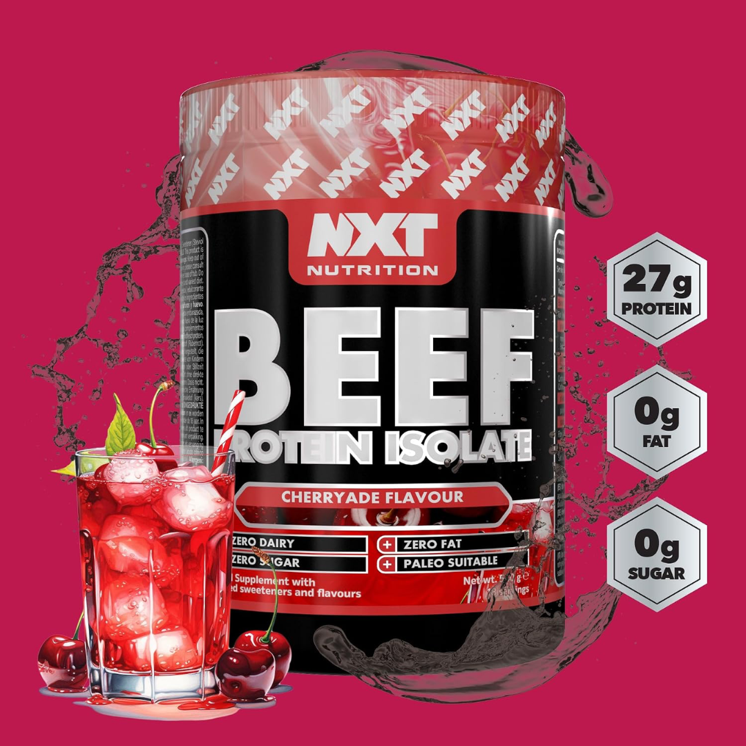 NXT Nutrition Beef Protein Isolate 540g Cherryade