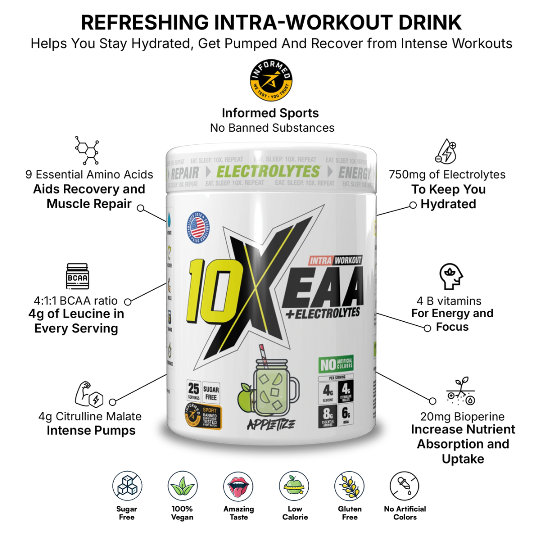 10X Athletic EAA 450g Appletize