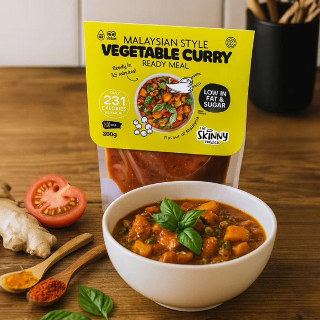 The Skinny Food Co Skinny Ready Meal 300g Malaysian Vegetable Curry