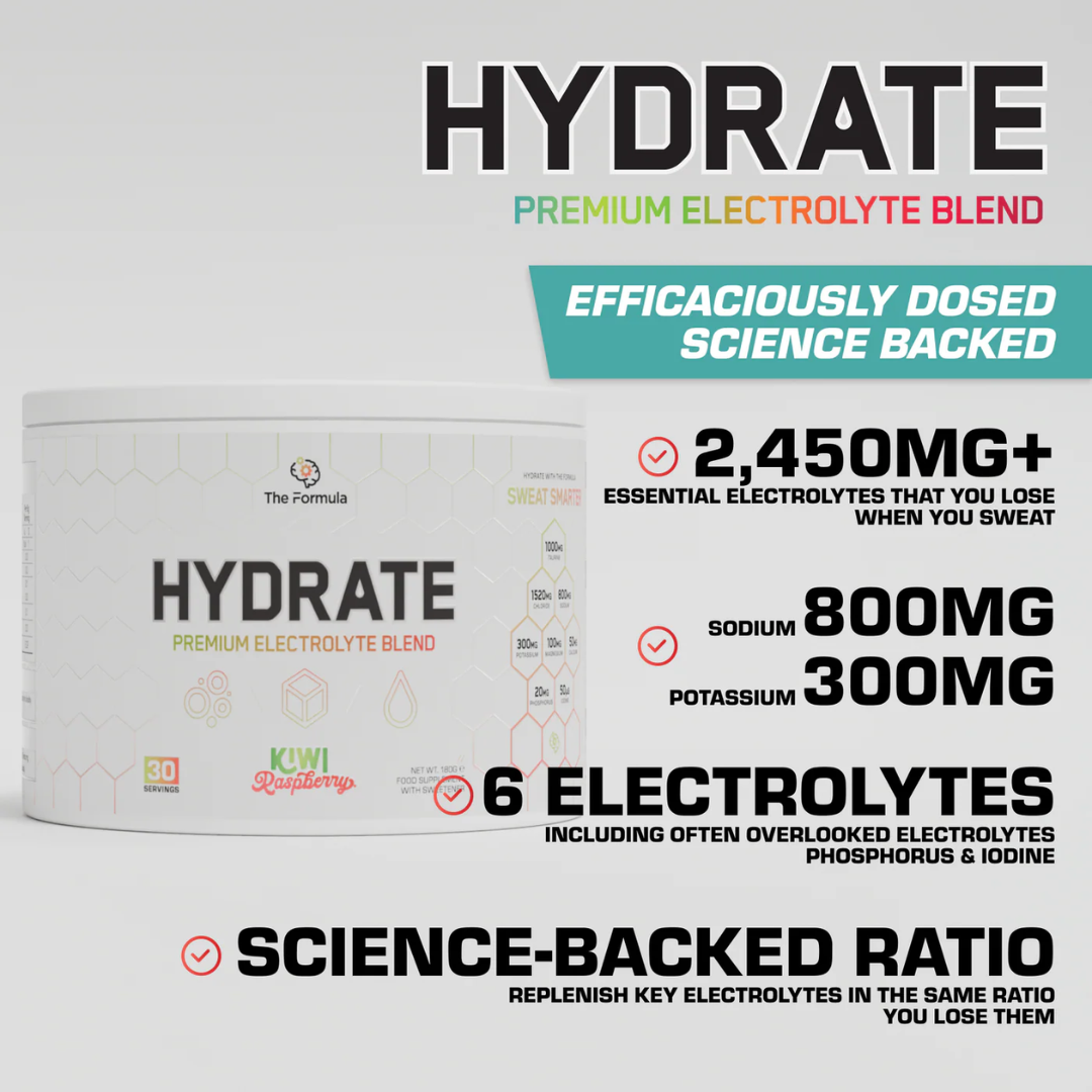 The Formula HYDRATE Science Backed Electrolytes 165g Cherry Limeade