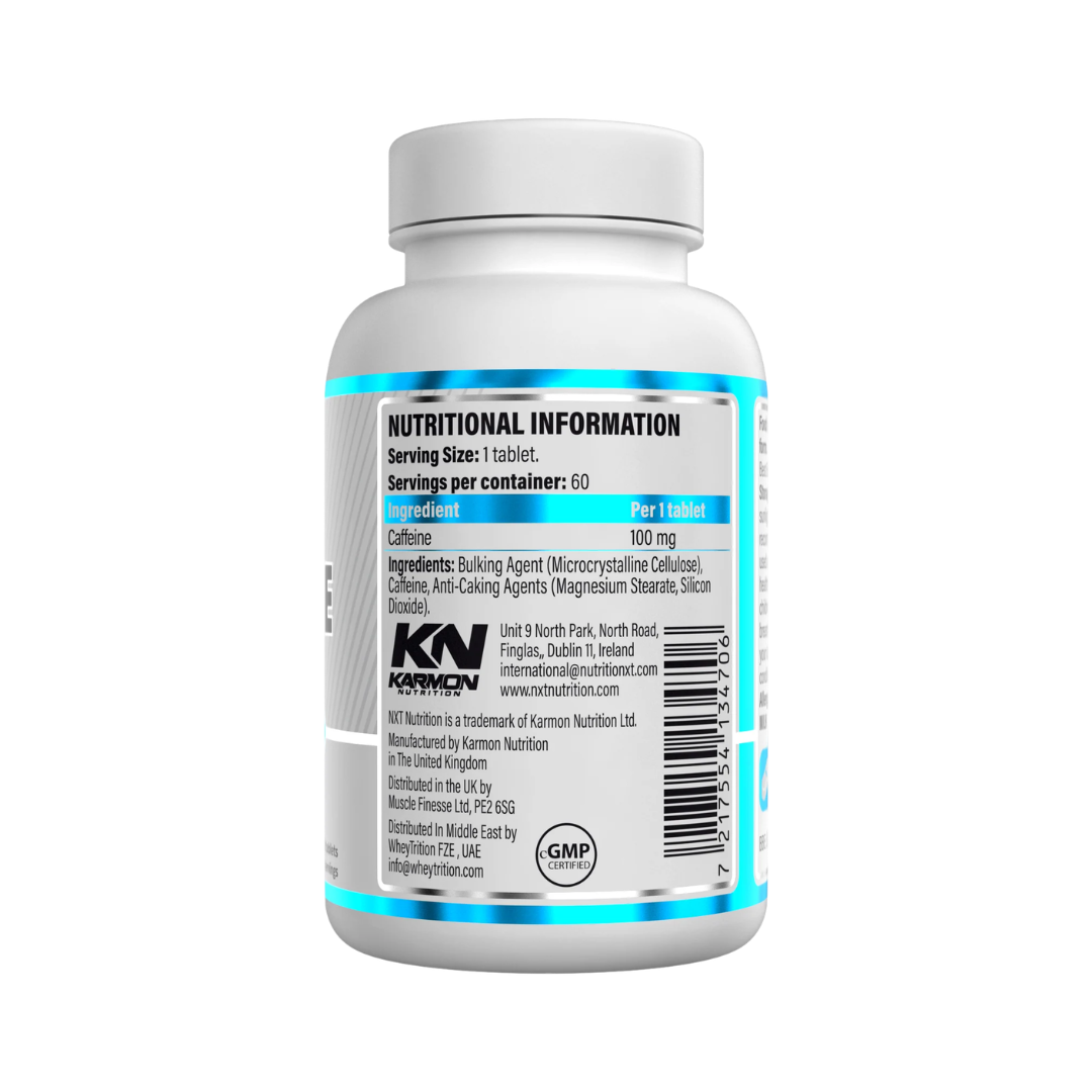 NXT Nutrition Caffeine 60 Tabs