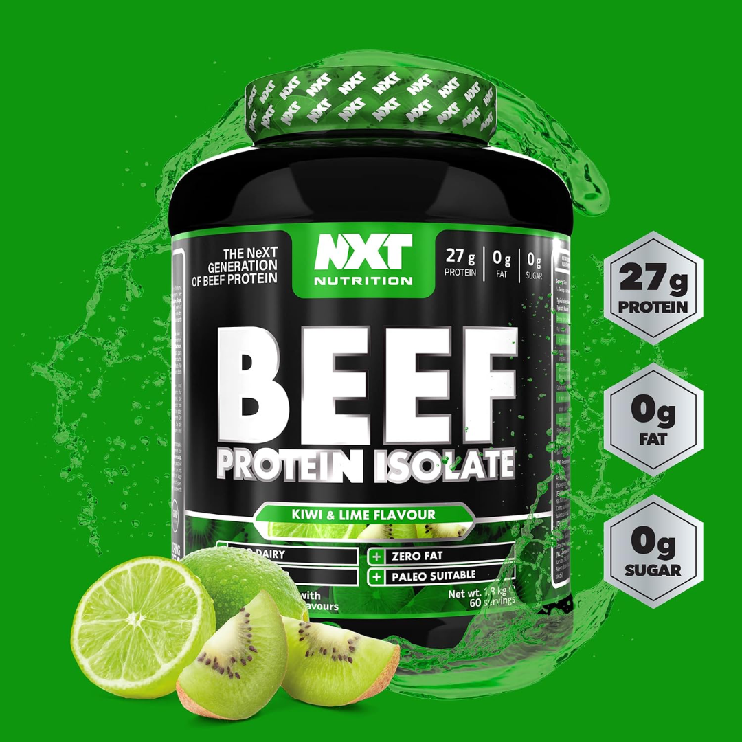NXT Nutrition Beef Protein Isolate 1.8kg Kiwi Lime
