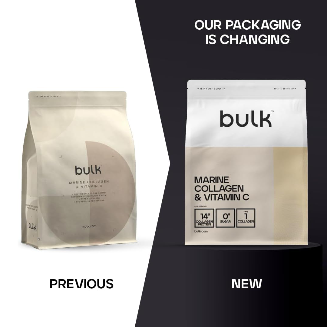 Bulk Marine Collagen & Vitamin C 250g Unflavoured